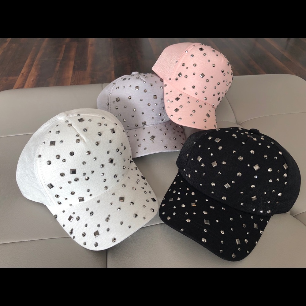 Studded Fitted Hat
